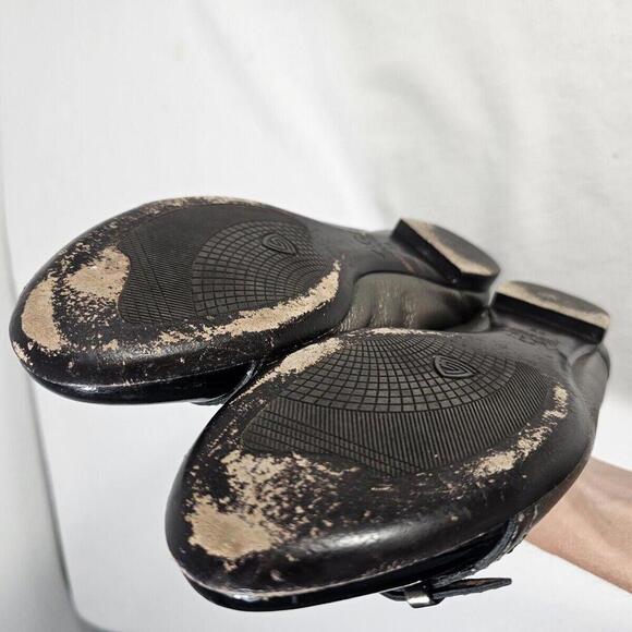 AGL Attilio Women's Metallic Leather Cap Toe Ballet Flat Shoe 39 EU 9 US - Picture 10 of 13